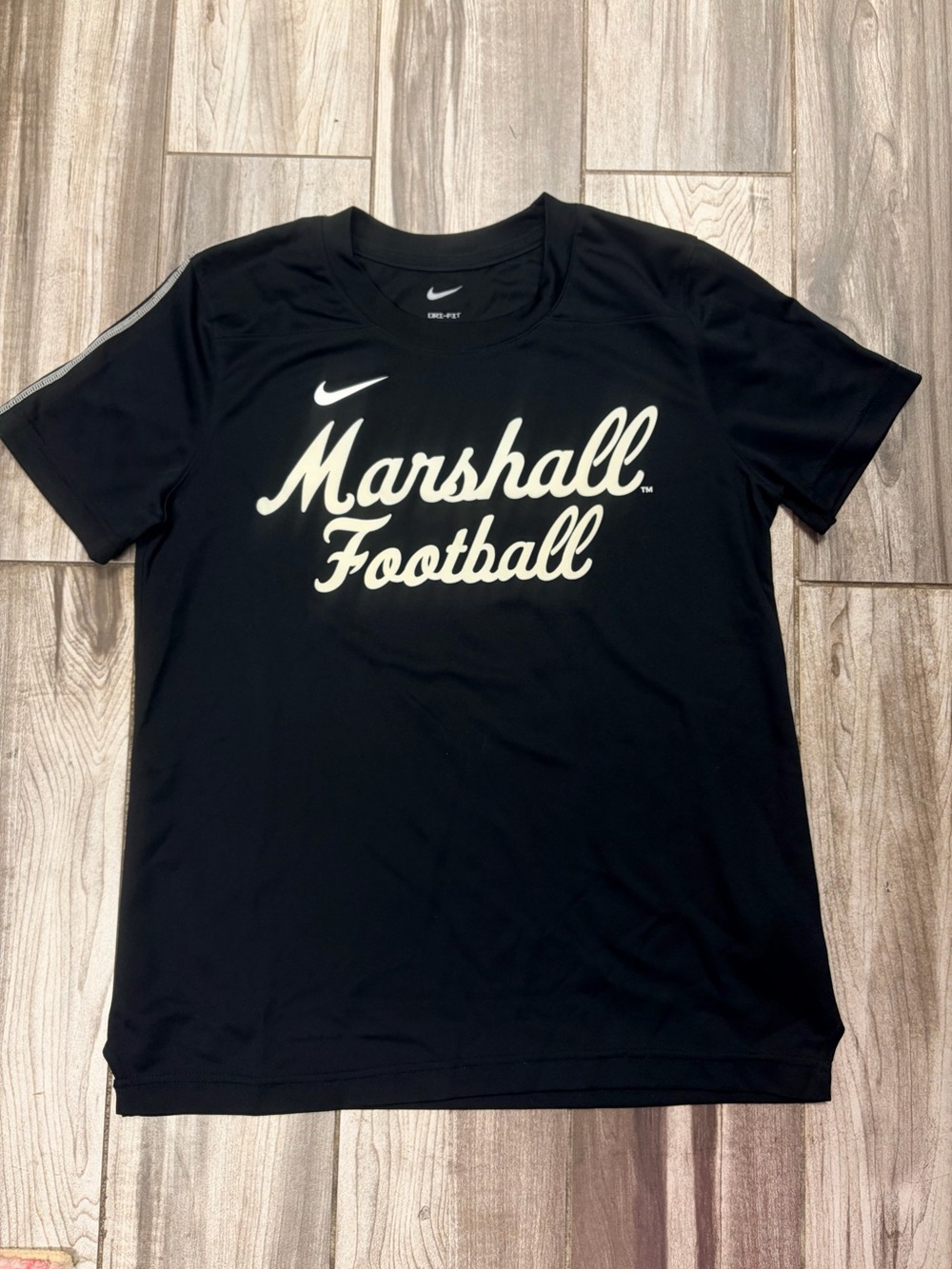 Nike Marshall Football Black Short Sleeve Tee